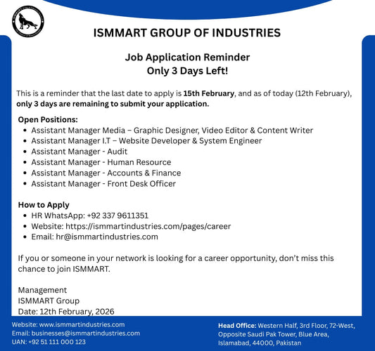 ISMMART is hiring!