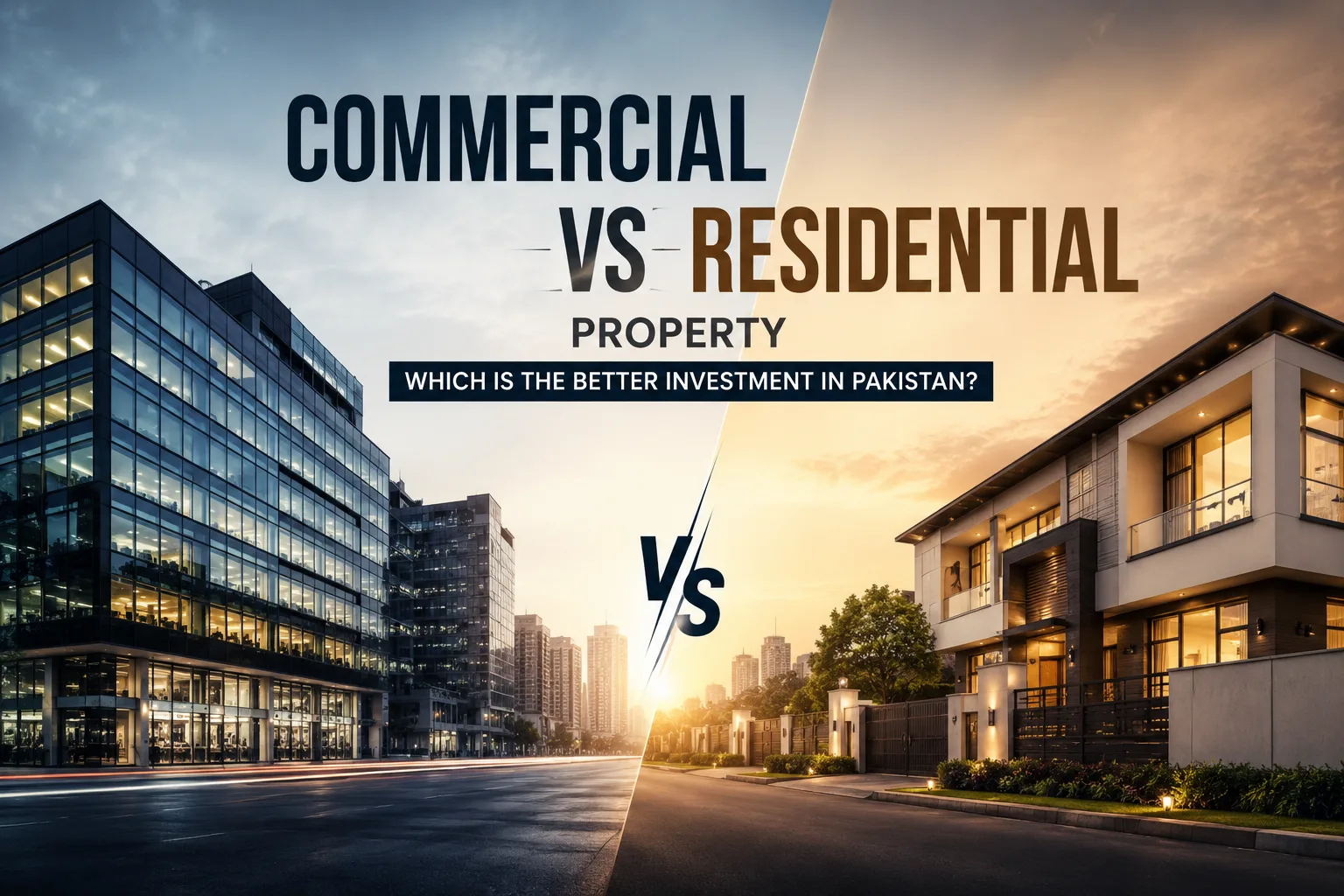 Commercial vs Residential Property: Which Is the Better Investment in Pakistan?